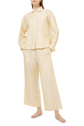Striped Sleepwear Top